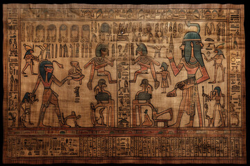 Egyptian Papyrus generated by AI