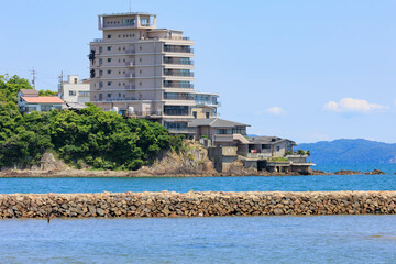 赤穂海浜公園から見る海