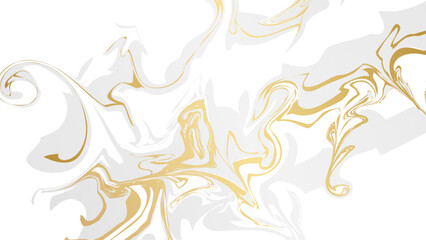 Abstract white gold marble texture background