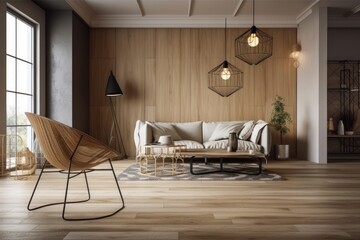 contemporary interior design component. Generative AI