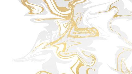Fototapeta na wymiar Abstract white gold marble texture background