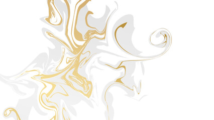 Abstract white gold marble texture background