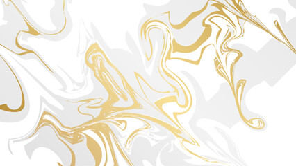 Abstract white gold marble texture background