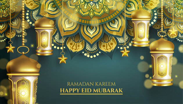 islamic greeting card design background