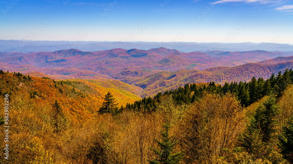 Canvas Prints Smoky Mountains in fall