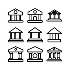 banking icon or logo isolated sign symbol vector illustration - high quality black style vector icons
