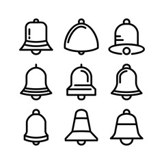 bell icon or logo isolated sign symbol vector illustration - high quality black style vector icons
