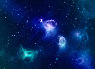A space of the galaxy ,atmosphere with stars at dark background	
