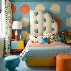 interior of a bedroom Generative AI