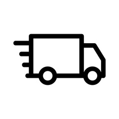 delivery icon or logo isolated sign symbol vector illustration - high quality black style vector icons
