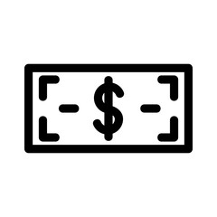 dollar icon or logo isolated sign symbol vector illustration - high quality black style vector icons
