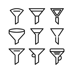 filter icon or logo isolated sign symbol vector illustration - high quality black style vector icons
