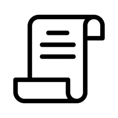 invoice icon or logo isolated sign symbol vector illustration - high quality black style vector icons
