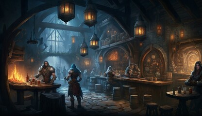 Generative AI, fantasy Tavern, medieval Tavern, medieval building,
fantasy Taverne, mittelalterliche Taverne, mittelalterliche Gebäude.
