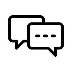 messaging icon or logo isolated sign symbol vector illustration - high quality black style vector icons
