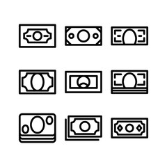money icon or logo isolated sign symbol vector illustration - high quality black style vector icons
