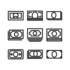 money icon or logo isolated sign symbol vector illustration - high quality black style vector icons
