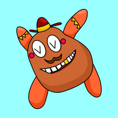 Daddy Potato Dancing on the Floor So Happy