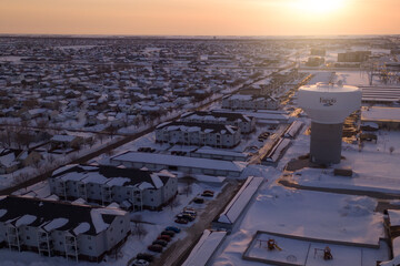 winter in the city.  Fargo, North Dakota 