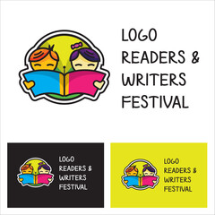 Logo Festival for Kids. Vector EPS 10
