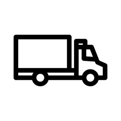 truck icon or logo isolated sign symbol vector illustration - high quality black style vector icons
