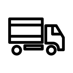 truck icon or logo isolated sign symbol vector illustration - high quality black style vector icons
