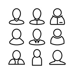 user icon or logo isolated sign symbol vector illustration - high quality black style vector icons
