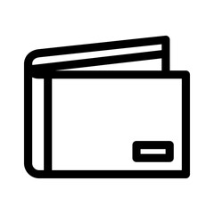 wallet icon or logo isolated sign symbol vector illustration - high quality black style vector icons
