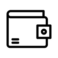 wallet icon or logo isolated sign symbol vector illustration - high quality black style vector icons
