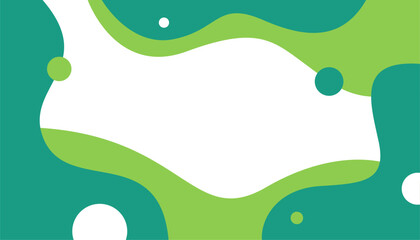 Simple green wavy background, Suitable for Wallpaper, poster design, banners, covers, templates and other	
