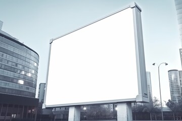 Blank Billboard Mockup Template Design Generated AI
