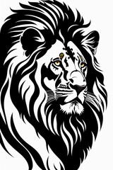 Fototapeta na wymiar lion head illustration