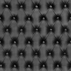 Fototapeta premium An Abstract Design of Seamless Upholstery Texture, Inspired by Vintage Style and Featuring a Combination of Leather and Fabric Materials. Aesthetic Background for Design, Advertising, 3D. 