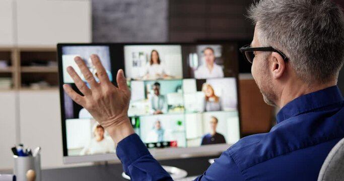 Video Conference Webinar Online Call Meeting