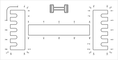 Dumbbells Icon Dot To Dot Y_2303001