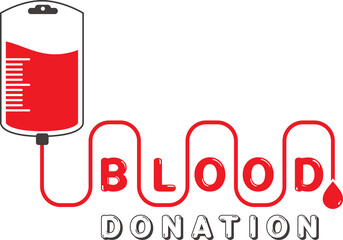 Logo of blood donation icon isolated, help the sick and needy. dropper with a drop of blood illustration
