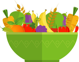 vegetables in a bowl