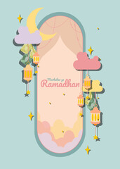 Ramadhan Poster in flat design style