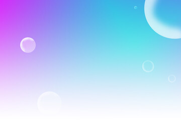 Abstract blue background template. Various curves according to the imagination of the movement are light blue and white. with a soft white glowing round ball on the curve. With copy space.