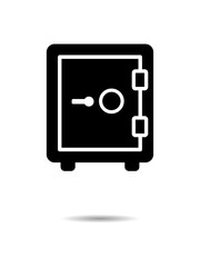 Safe vector graphic icon