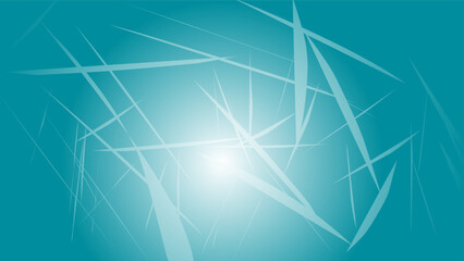 Gulfstream blue abstract background with transparent fragment effect, flat vector illustration for presentation, wallpaper, business template, and web banners