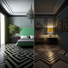 interior of room Generative AI