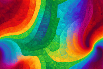 Fototapeta premium abstract rainbow seamless pattern