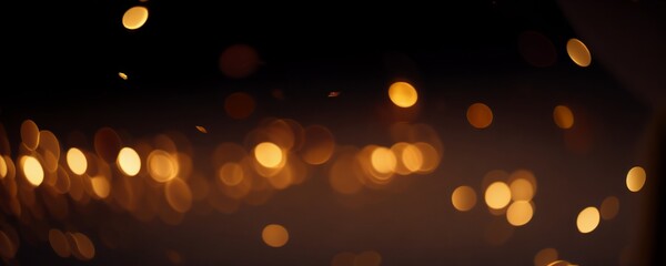 burning candles in the night