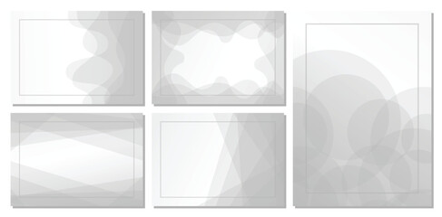 Gradient abstract gray white background. Templates for design