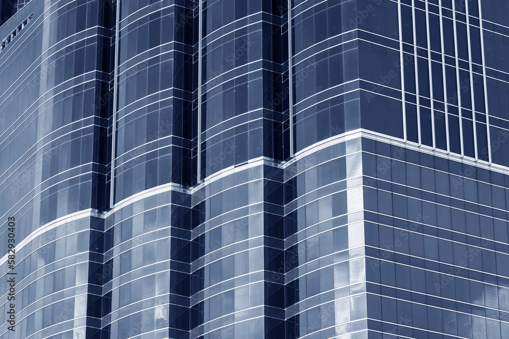 Poster exterior of modern architecture. building abstract background