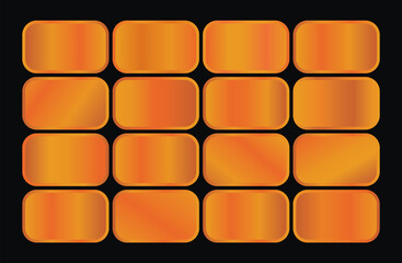 gradient set , orange swatches, yellow gradient set, gold gradient color template, gradient pattern, gradient shapes, gradient color code, gradient design, abstract background with squares
