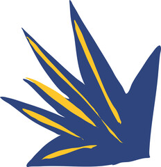 Abstract botanical grass