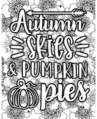 Halloween quotes coloring page.