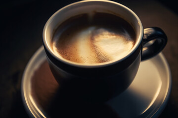 Fototapeta premium cup of coffee. close up 